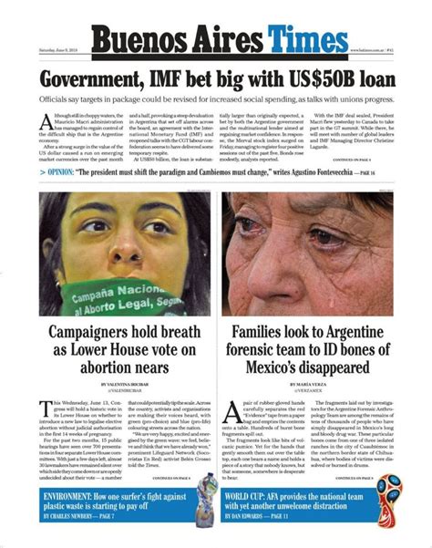 buenos aires times newspaper.